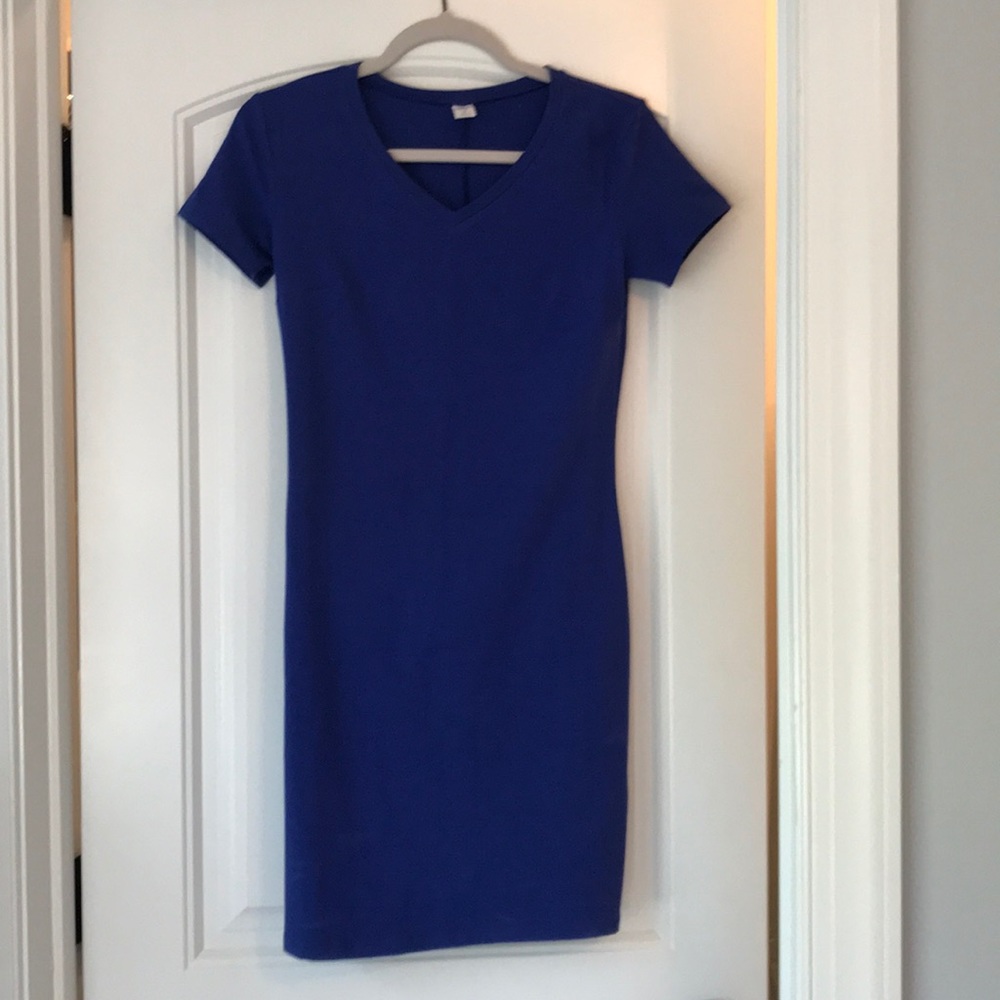 Blue dress